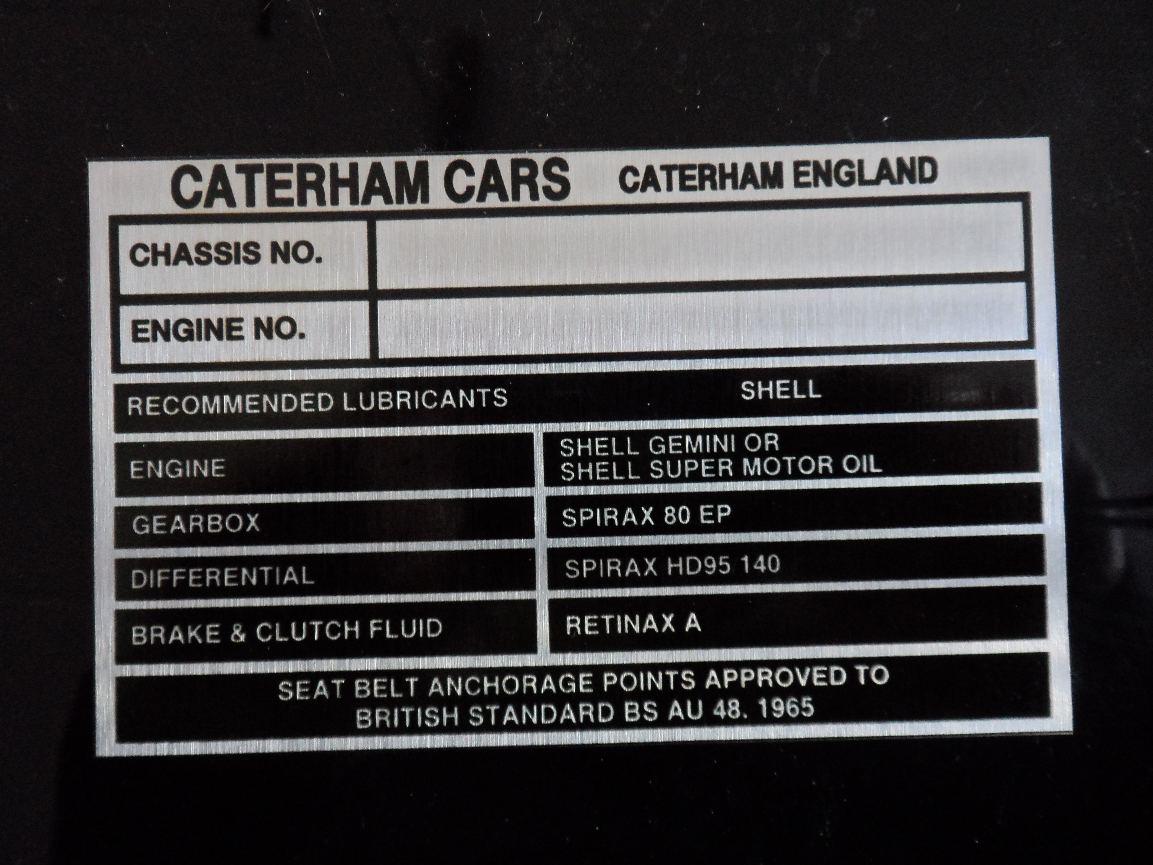 Caterham spec. plates-image